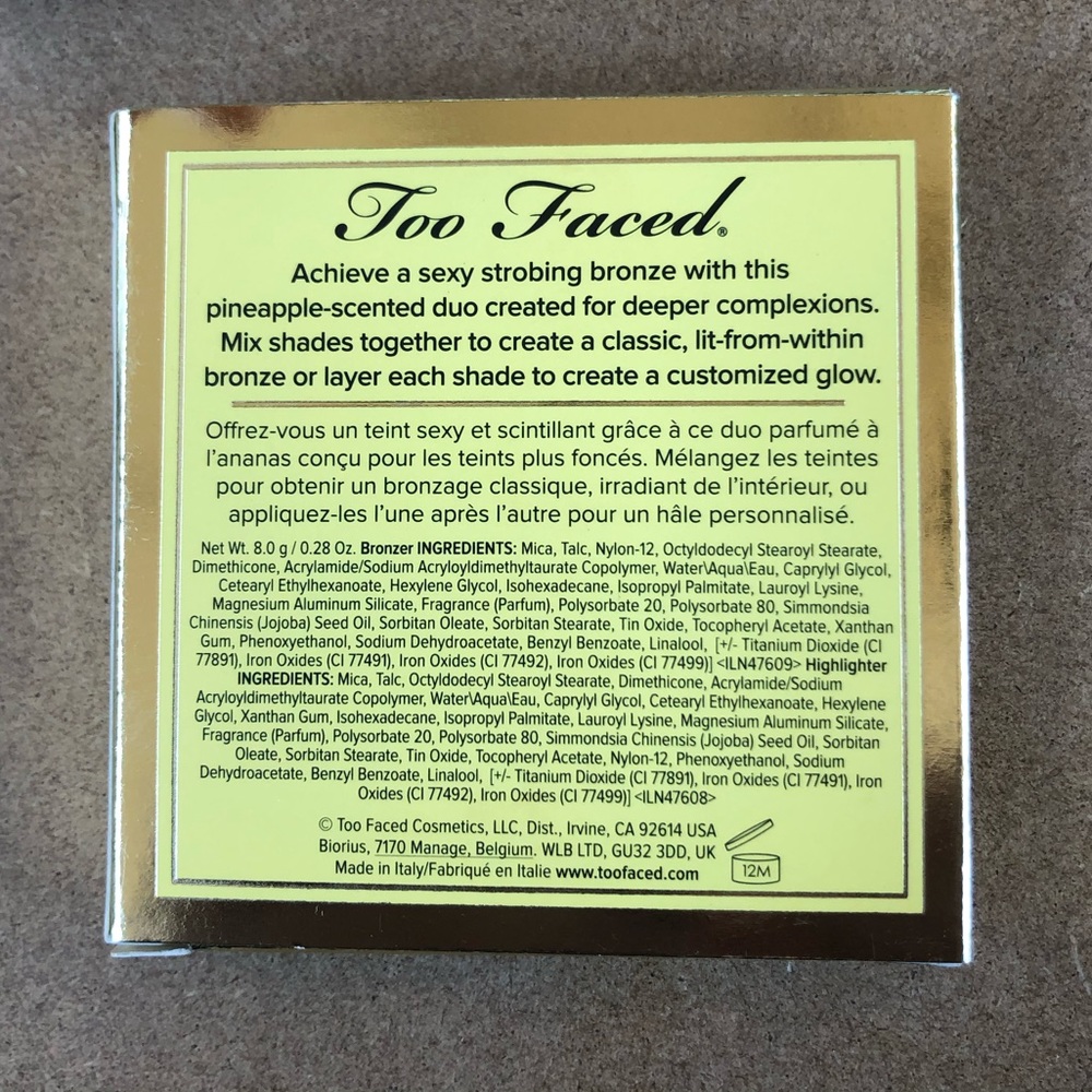 Too Faced Pineapple Paradise Bronzer & Highlighter - Picture 6 of 12